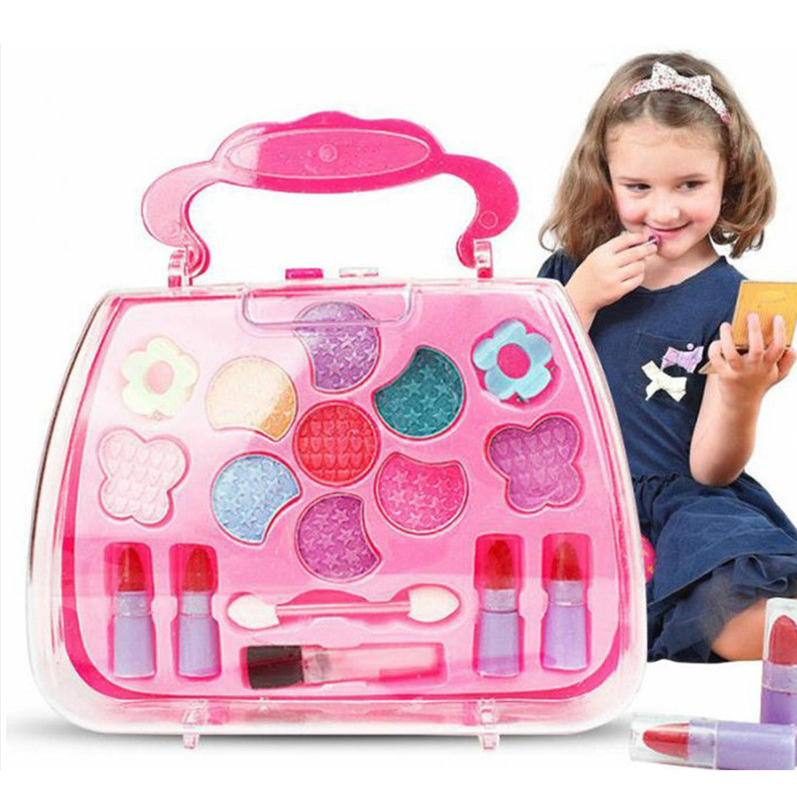 Beauty Makeup For Kids - 여아용 화장품 장난감 세트, 화장품 케이스