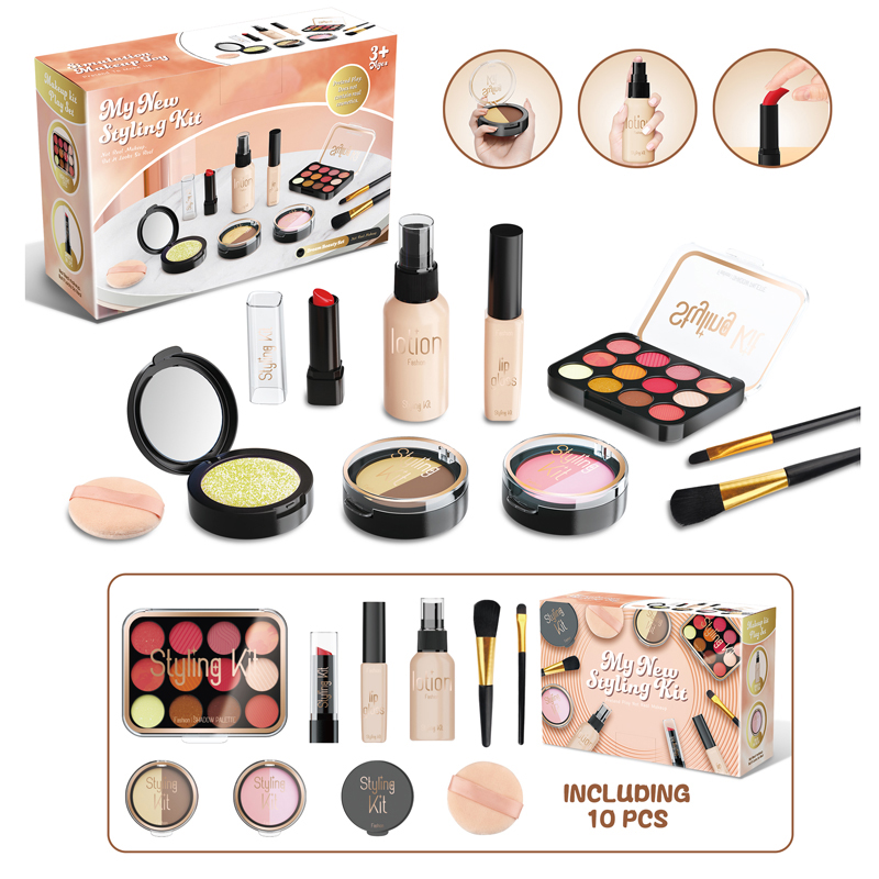 Beauty Makeup For Kids - 10 Pcs 시뮬레이션 소녀 아름다움 놀이