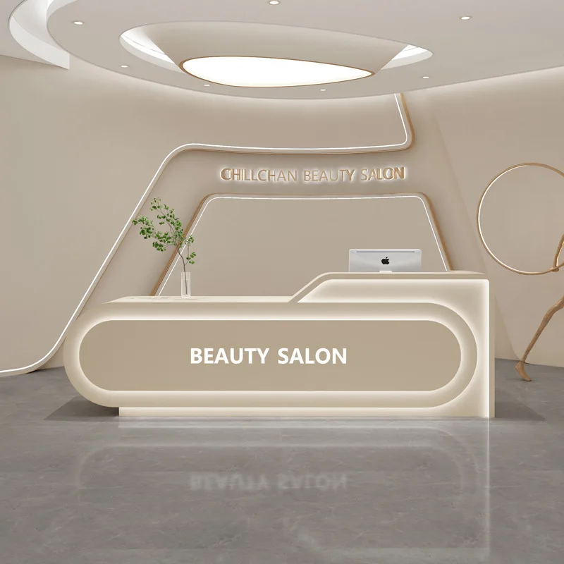 Beauty Makeup Institute - 계산대 미용실 접수대 매장 강단 교회