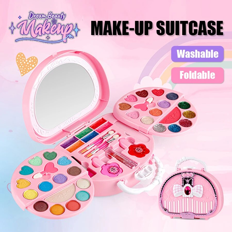 Beauty Makeup For Kids - 어린이 미용 장난감 메이크업 키트 작은