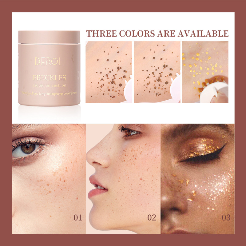 Beauty Mark Makeup - 얼굴 바디 주근깨 스탬프 키트 실물