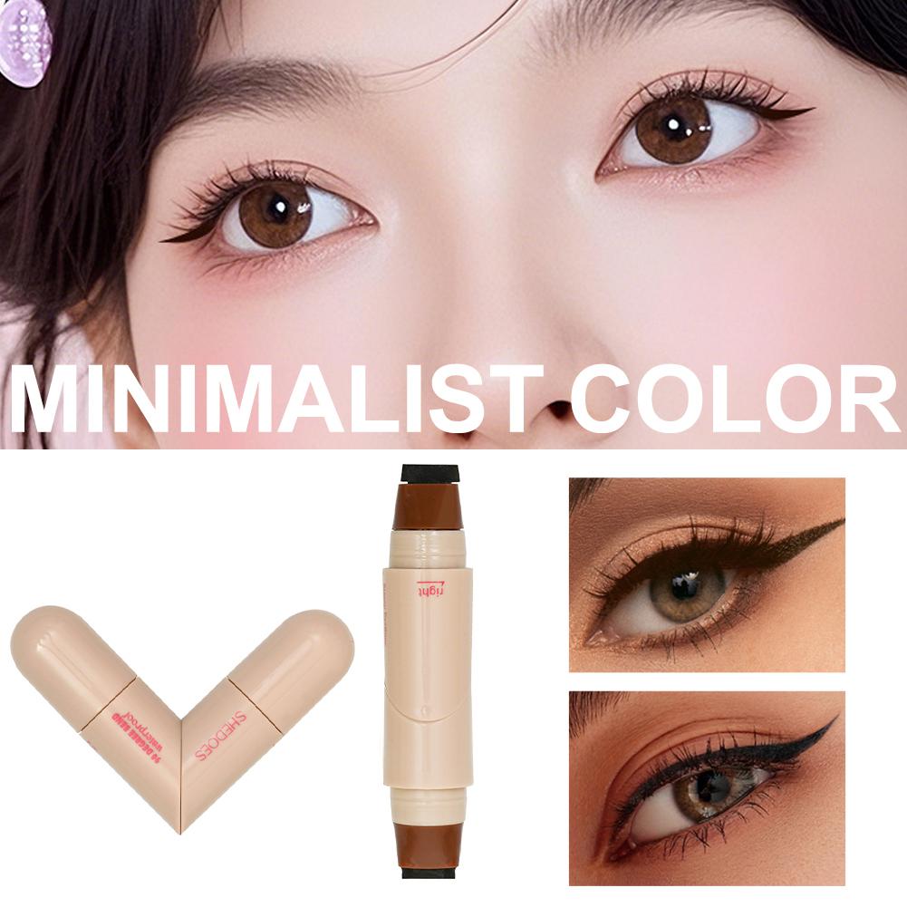 Beauty Mark Makeup - 회전 아이 라이너 스탬프 펜 더블