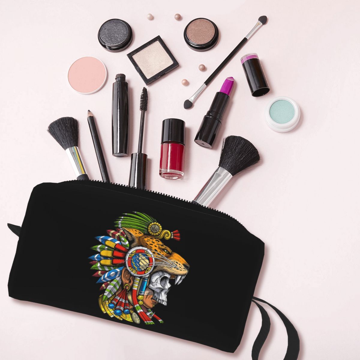 Jaguar Beauty Makeup - 아즈텍 해골 재규어 전사 마스크 마야