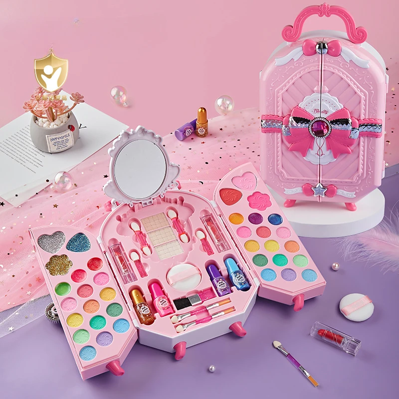 Beauty Makeup For Girl - 소녀를위한 안전한 화장품 장난감 공주 화장품