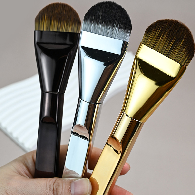 Beauty Mark Makeup - 1개입 혀 모양의 무봉제 파운데이션 브러시,