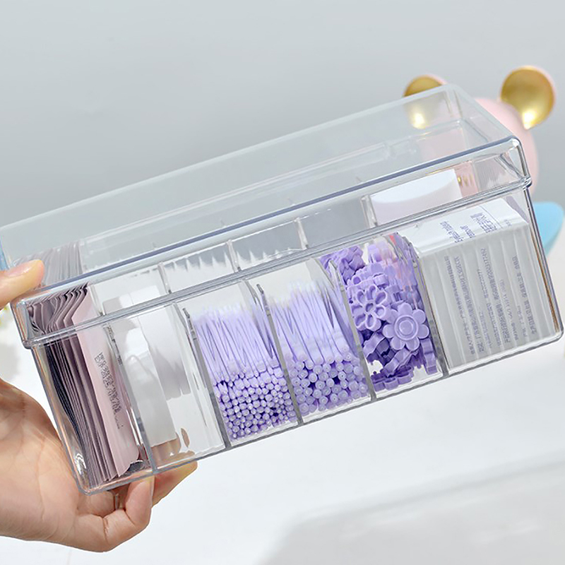 Beauty Makeup Box Set - 대용량 속눈썹 도구 보관함, 속눈썹 익스텐션