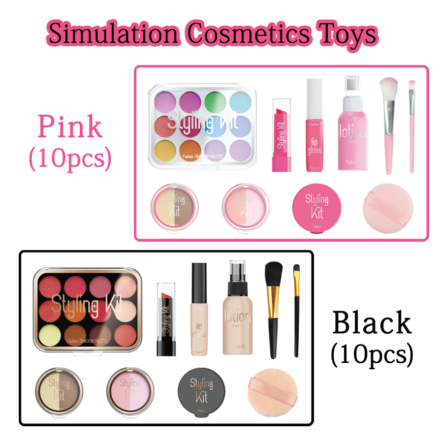 10 Pcs 시뮬레이션 소녀 아름다움 놀이 화장품 세트 - Beauty Makeup For Kids 리뷰 및 가격