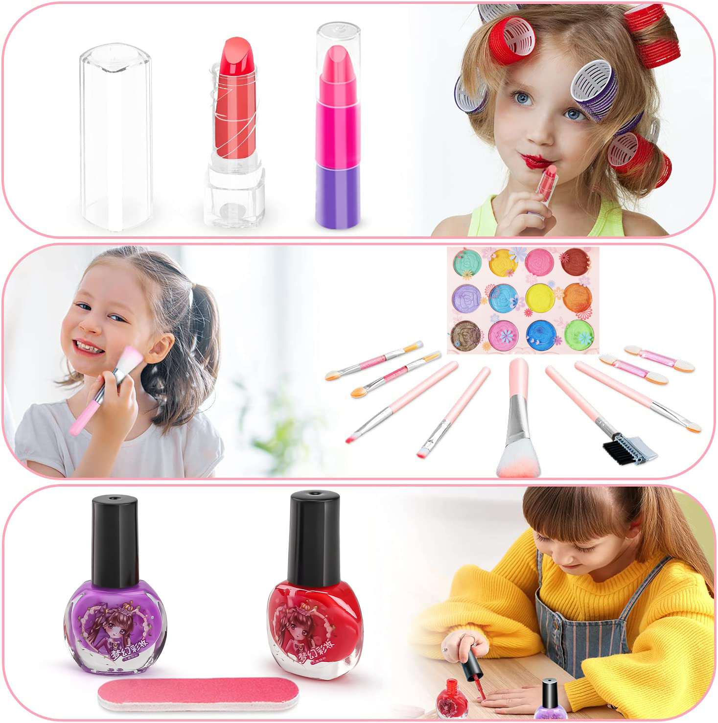 여아용 키즈 메이크업 장난감 키트, 세척 가능한 메이크 - Beauty Makeup For Kids 리뷰 및 가격
