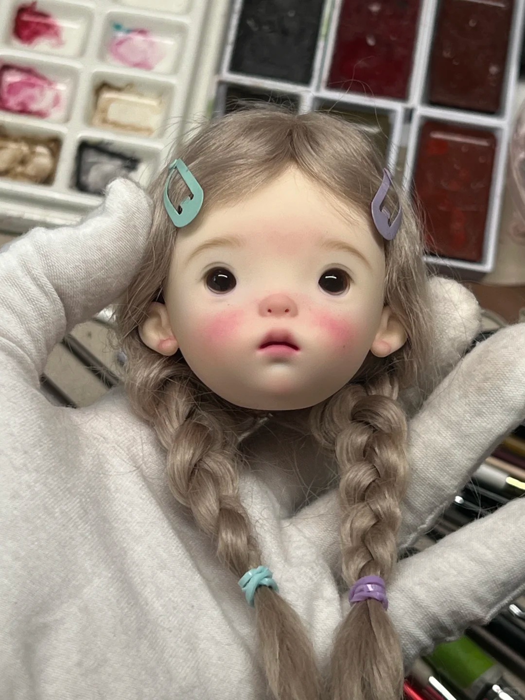 SD BJD 인형 1/6 Landoudou 머리 아름다 - Beauty Makeup For Girl 리뷰 및 가격
