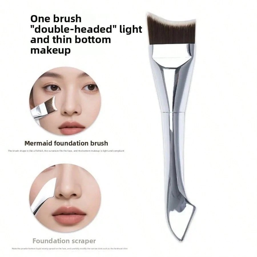 업그레이드된 크레센트 디자인 파운데이션 메이크업 브러쉬 - Beauty Makeup Design 리뷰 및 가격