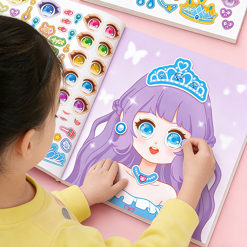 공주 메이크업 스티커, 패셔너블한 인형 디자인의 DIY - Makeup Beauty Makeup Game 리뷰 및 가격