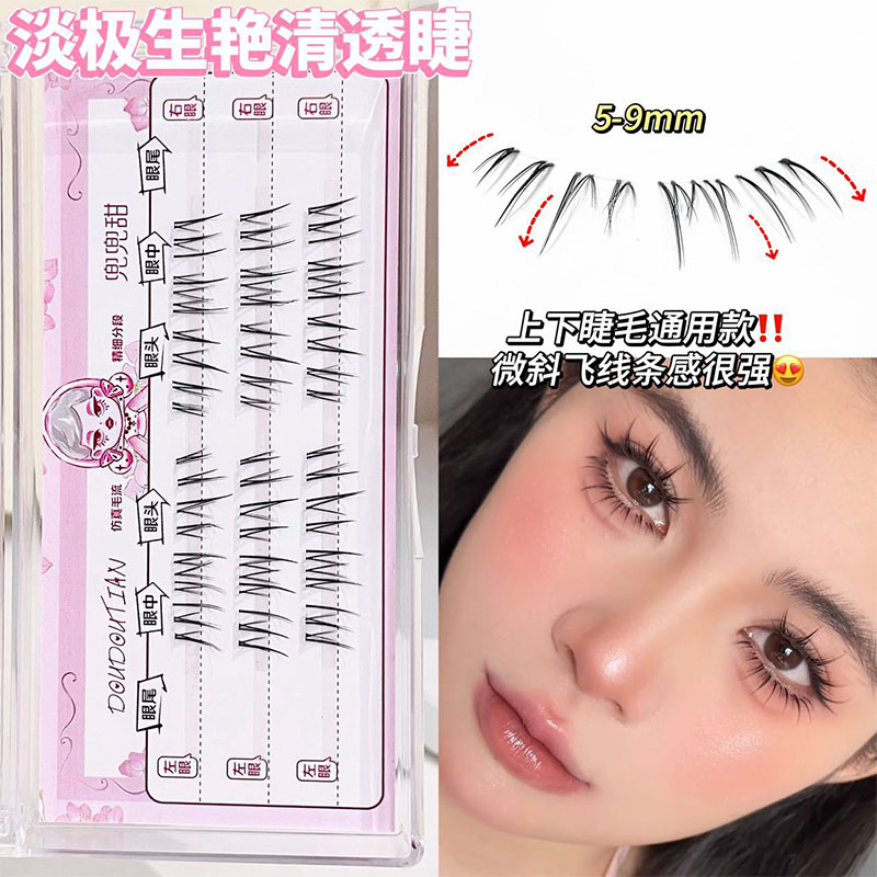 한국 스타일 자연스러운 인조 속눈썹 DIY 세트 10줄 - Beauty Makeup Box Set 리뷰 및 가격