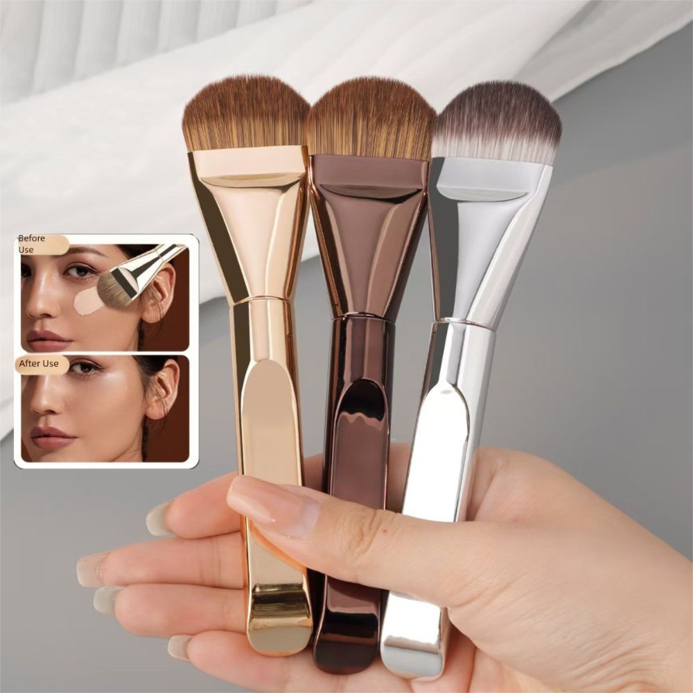 초박형 파운데이션 브러시, 넓은 브러시 헤드, 자국이  - Beauty Mark Makeup 리뷰 및 가격