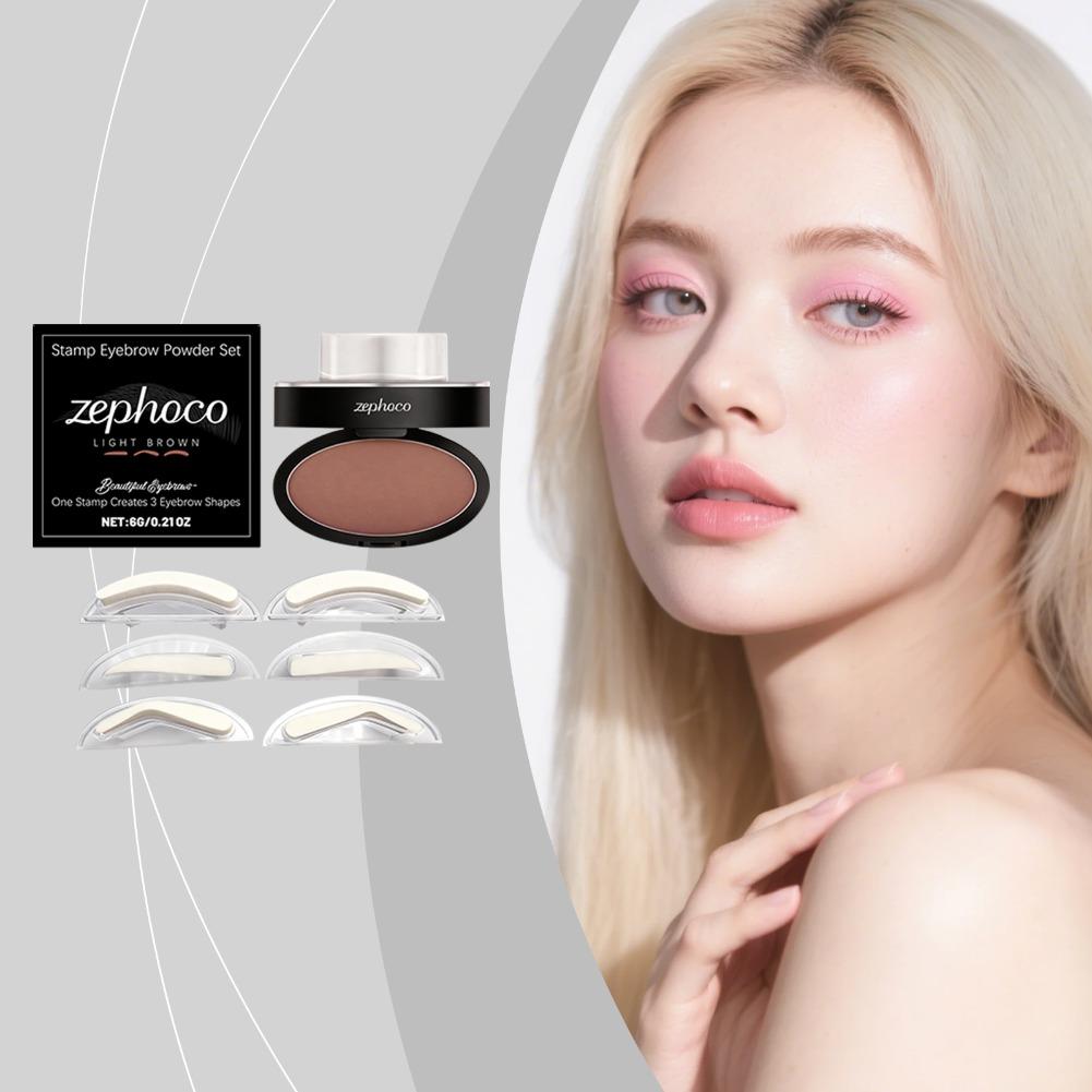 내추럴 아이브로우 파우더 스탬프 스텐실 키트 방수 스탬 - Beauty Mark Makeup 리뷰 및 가격